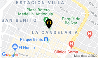 Mapa de M G M International Ltda. en Medellín