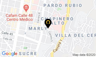 Mapa de M R Equipos Medicos Ltda en Bogotá D.C
