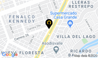 Mapa de M S Representaciones en Cali