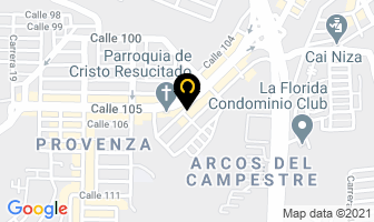 Mapa de M Y H Ltda. en Bucaramanga
