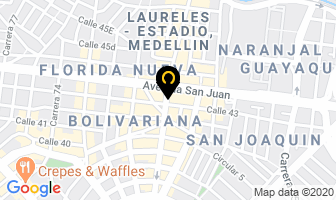 Mapa de M.a Ingenieros Constructores Ltda en Medellín