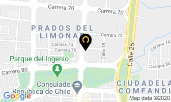 Mapa de M&a International Group en Cali