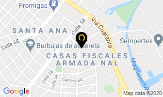 Mapa de Mabe Colombia S.a. en Barranquilla
