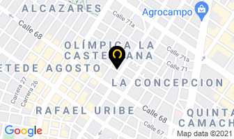 Mapa de Mac Anillados en Bogotá D.C