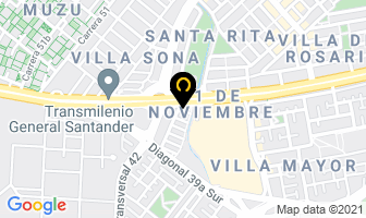 Mapa de Mac Center Ltda. en Bogotá D.C
