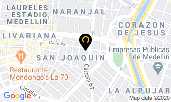 Mapa de Macarena Motors en Medellín