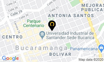 Mapa de Maconfeccion en Bucaramanga