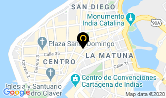 Mapa de Macre Manos Creativas en Cartagena