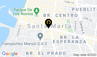 Mapa de Macro Salud en Santa Marta