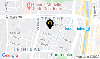 Mapa de Macroherrajes en Medellín