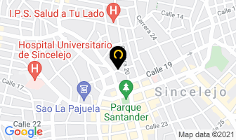 Mapa de Madame Rele en Sincelejo