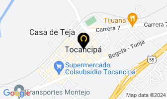Mapa de Madepisos en Tocancipá