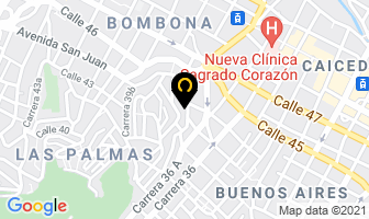 Mapa de Madeproyectos en Medellín