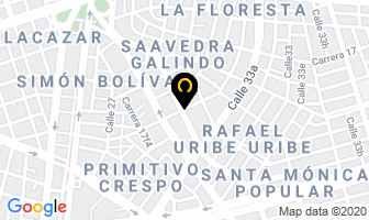 Mapa de Madera Artesanal La 15 en Cali
