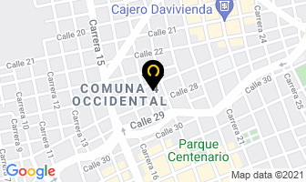 Mapa de Madera Vego en Bucaramanga
