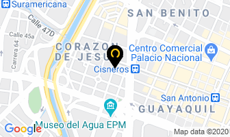 Mapa de Maderal El Barbao en Medellín
