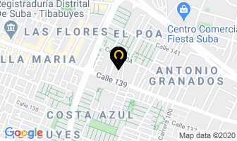 Mapa de Maderas Alejandro Barrera - Cocinas Integrales en Bogotá D.C