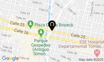Mapa de Maderas Ballesteros Y La 25 en Tulua