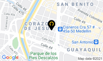 Mapa de Maderas Buriticá Duque en Medellín