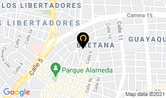 Mapa de Maderas Cedro Rojo en Cali