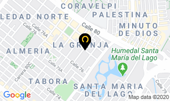Mapa de Maderas De Colombia en Bogotá D.C