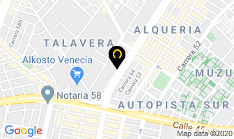 Mapa de Maderas El Castor Ltda. en Bogotá D.C