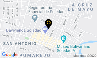 Mapa de Maderas El Cesar en Soledad