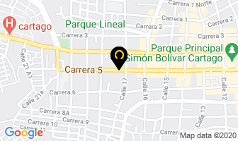 Mapa de Maderas El Gato en Cartago