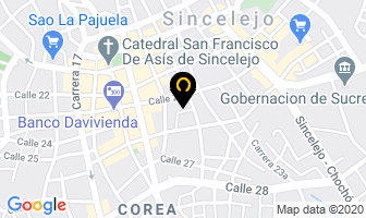 Mapa de Maderas El Gran Roble en Sincelejo