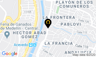 Mapa de Maderas El Playón en Medellín