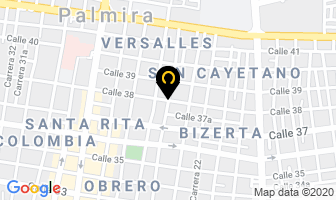 Mapa de Maderas El Trébol Ltda. en Palmira