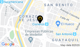 Mapa de Maderas El Viejo Chepe en Medellín