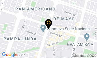 Mapa de Maderas Guadalupe S.a. en Cali