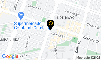 Mapa de Maderas Guadalupe Sas en Cali