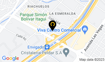 Mapa de Maderas Hidalgo en Itaguí