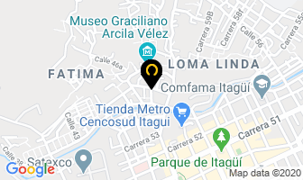 Mapa de Maderas Israel en Itaguí