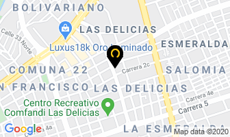 Mapa de Maderas Santa Lucía en Cali