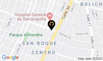 Mapa de Maderas Sinaí en Barranquilla