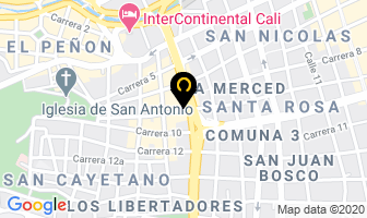 Mapa de Maderas Y Cristalizados en Cali