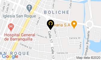 Mapa de Maderas Y Misceláneas El Edén en Barranquilla