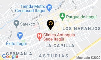 Mapa de Maderas Y Molduras El Brasil en Itaguí