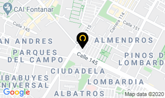 Mapa de Maderas Y Terminados en Bogotá D.C