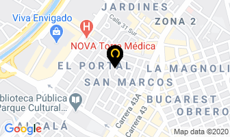Mapa de Maderec E.u. en Medellín