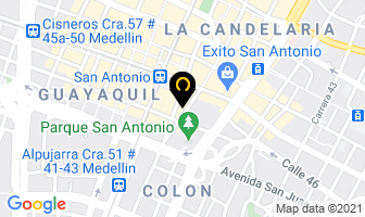 Mapa de Magic Connetion en Medellín