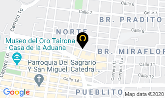 Mapa de Mago Alvarin en Santa Marta