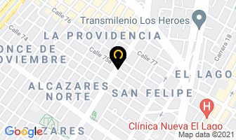 Mapa de Magst Rines en Bogotá D.C