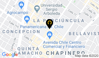 Mapa de Mail Boxes Etc. en Bogotá D.C