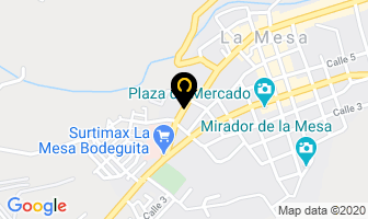 Mapa de Majair Eventos en La Mesa
