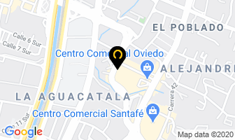 Mapa de Make - Up Cosmetics en Medellín
