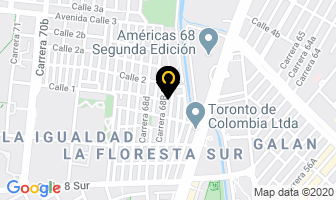 Mapa de Maki Broster en Bogotá D.C
